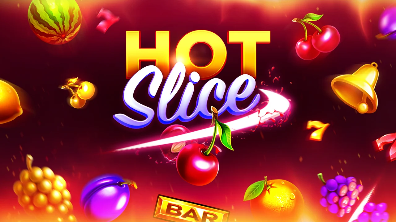 Hot Slice de Evoplay: frutas, campanas, BAR y sietes